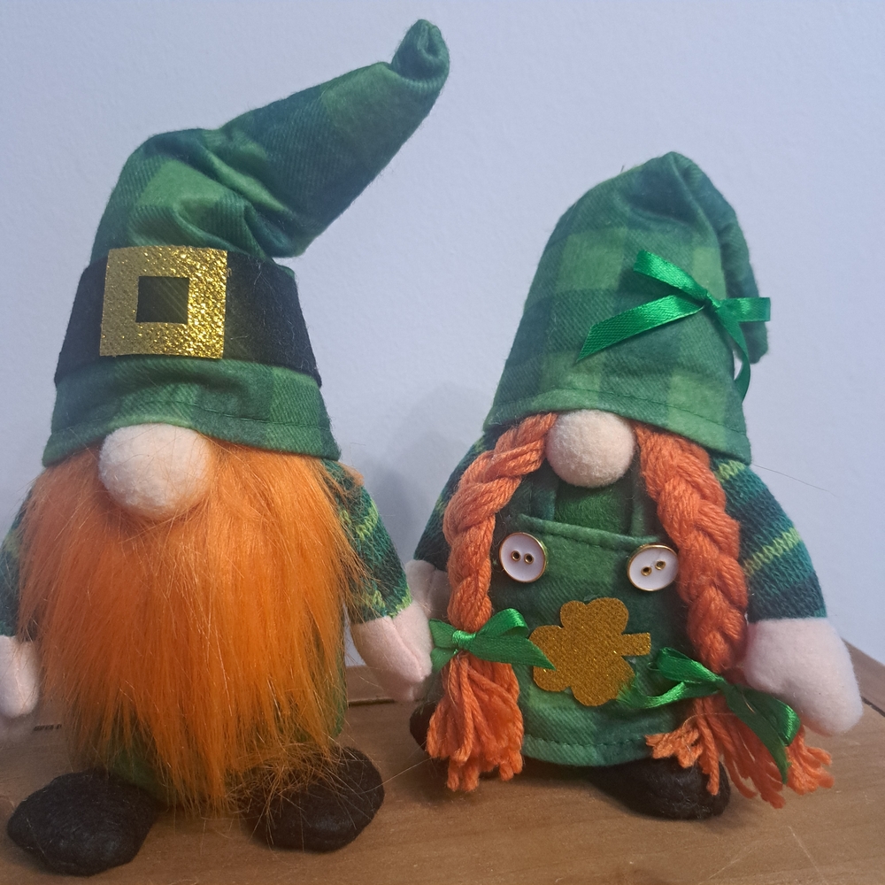 Saint patrick's day Gnome Decor Set